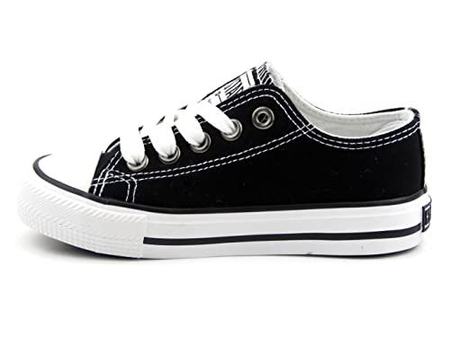 Big Star MATT OBUWIE Turnschuhe, Sneakers, für Kinder, Unisex, Bequem, Dicke Sohle, Hohe Qualität, Solides Material, elastische Schnürsenkel, Schwarz, 33 von Big Star