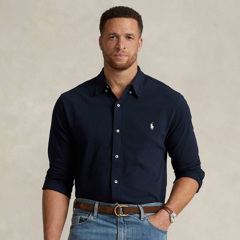 Große Größen - Featherweight Piqué-Hemd von Big & Tall