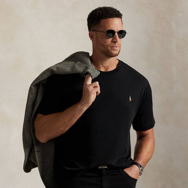 Große Größen - Baumwoll-T-Shirt mit Rundhalsausschnitt von Big & Tall