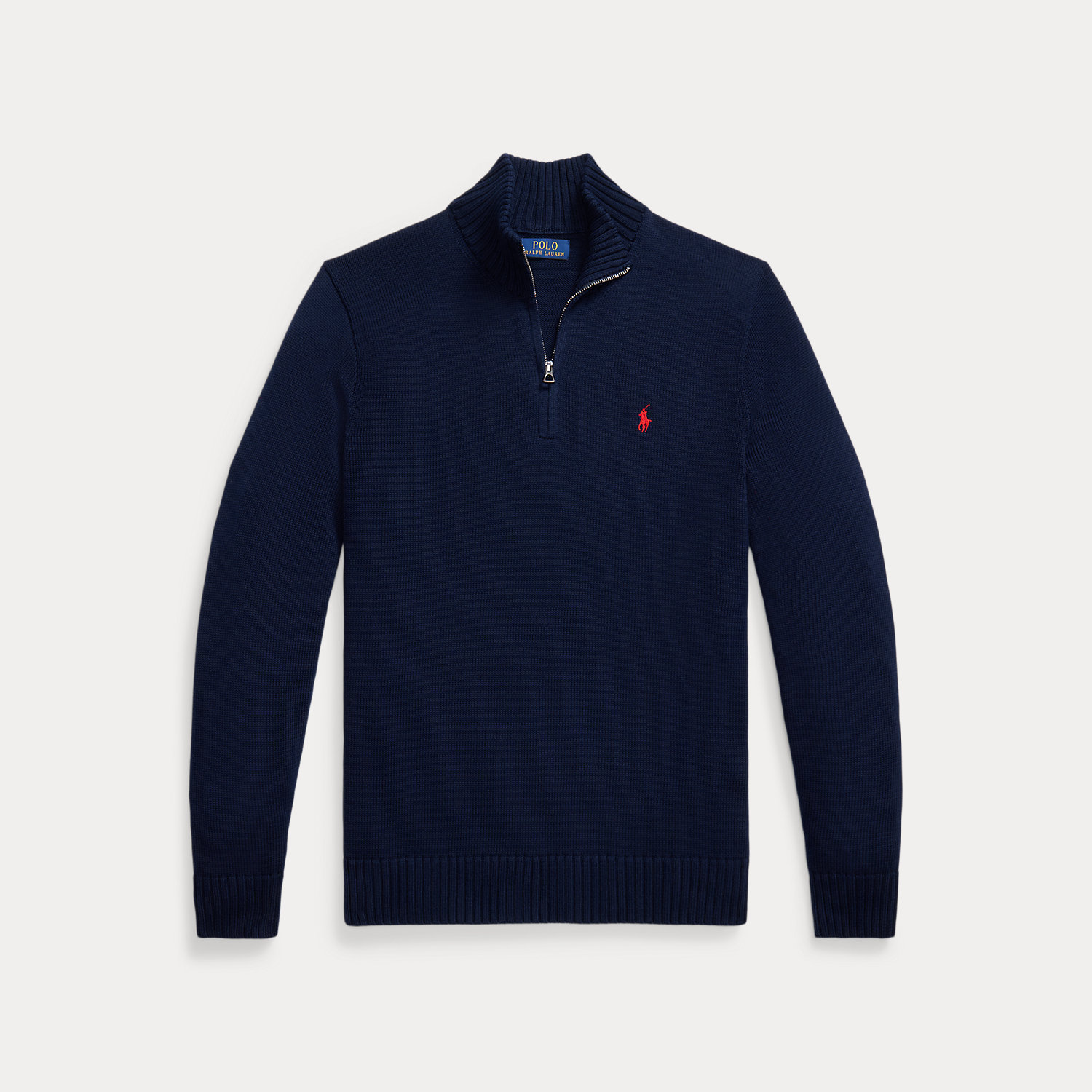 Große Größen - Baumwollpullover mit Reißverschluss von Big & Tall