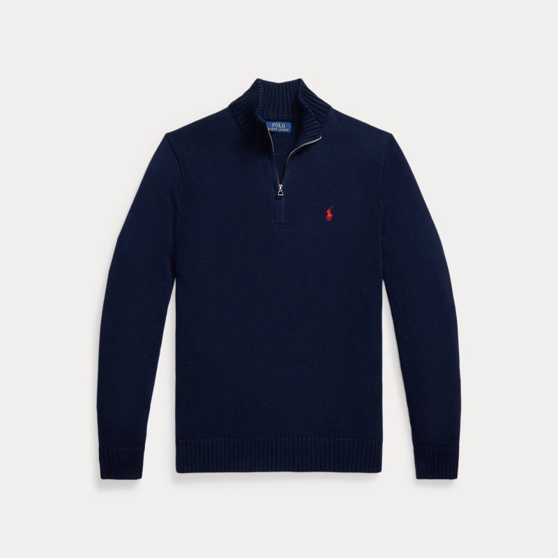 Große Größen - Baumwollpullover mit Reißverschluss von Big & Tall