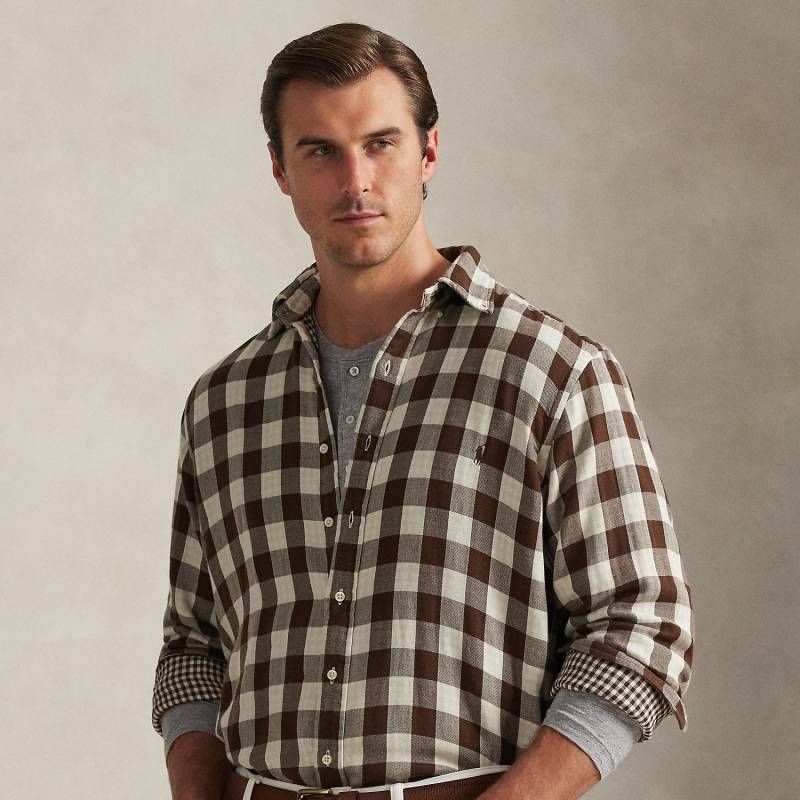 Große Größen - Beidseitiges Hemd mit Karomuster von Big & Tall