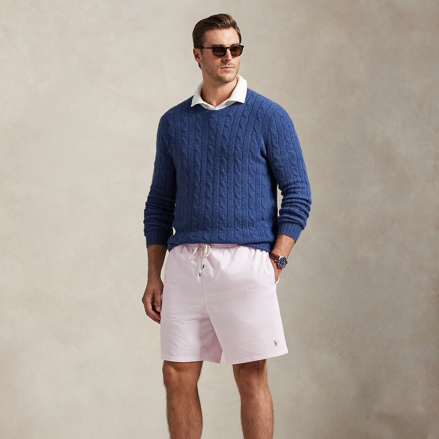 Große Größen - Classic-Fit Badeshorts Traveler von Big & Tall