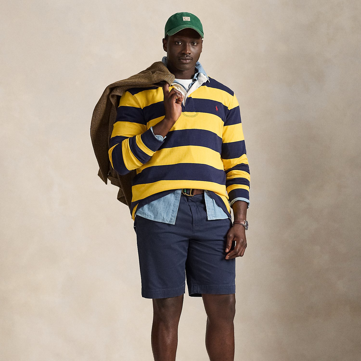 Große Größen - Classic-Fit Stretch-Chinoshorts von Big & Tall