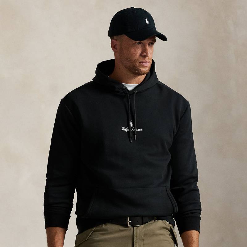 Große Größen - Doppellagiger Kapuzenpullover mit Logo von Big & Tall
