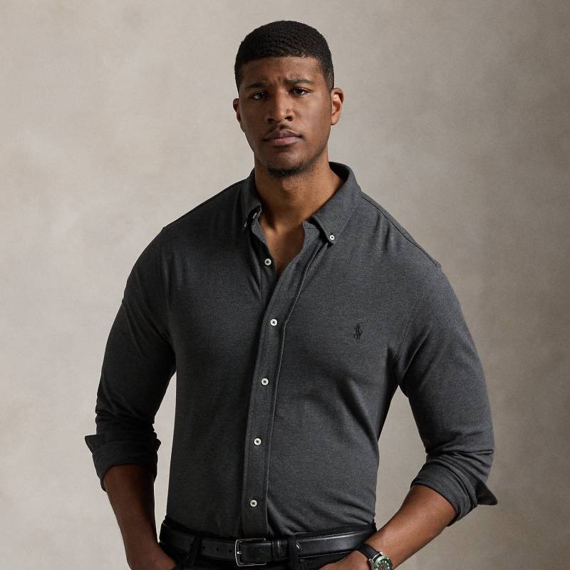 Große Größen - Featherweight Piqué-Hemd von Big & Tall