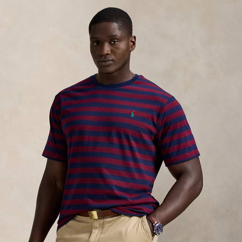 Große Größen - Gestreiftes Rundhals-T-Shirt aus Jersey von Big & Tall