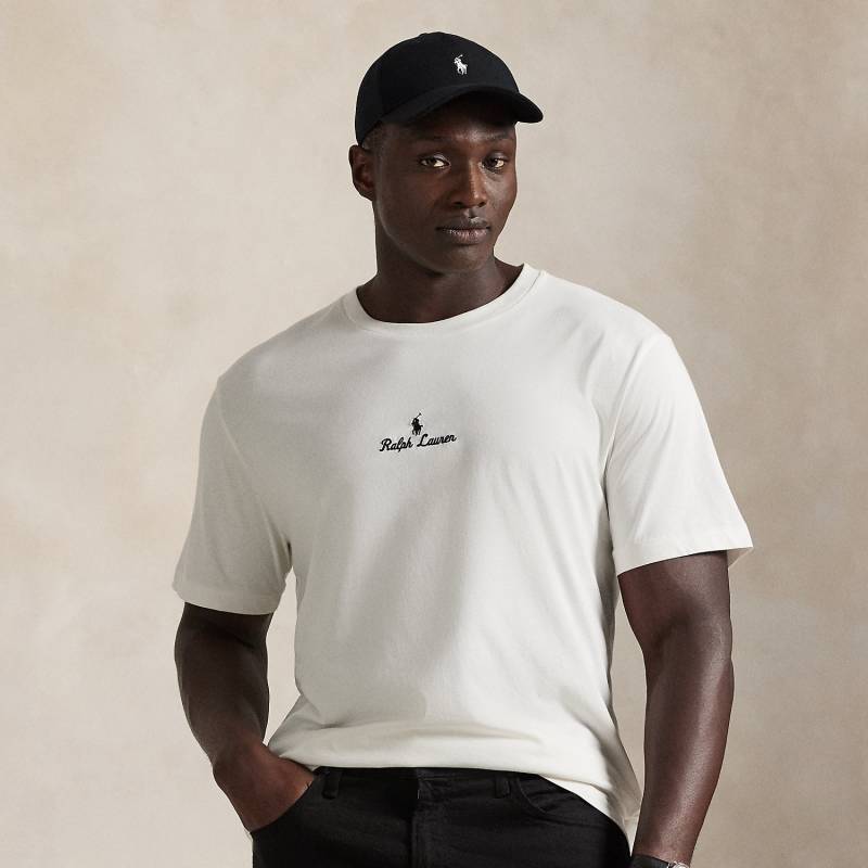 Große Größen - Jersey-T-Shirt mit Logo von Big & Tall