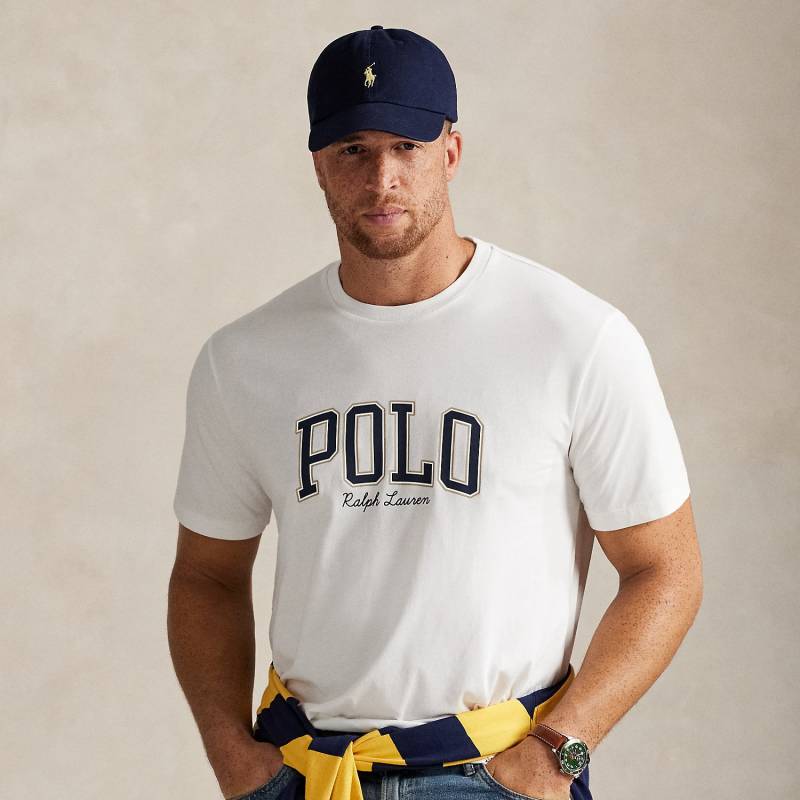 Große Größen - Jersey-T-Shirt mit Logo von Big & Tall