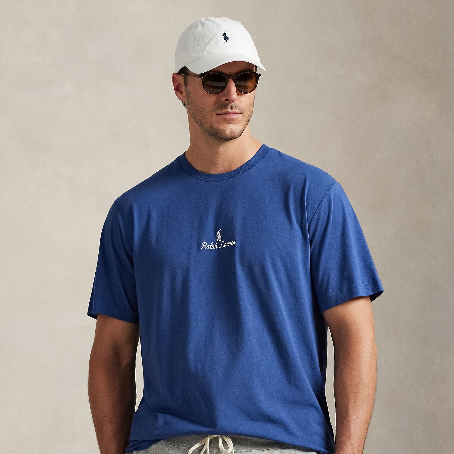 Große Größen - Jersey-T-Shirt mit Logo von Big & Tall