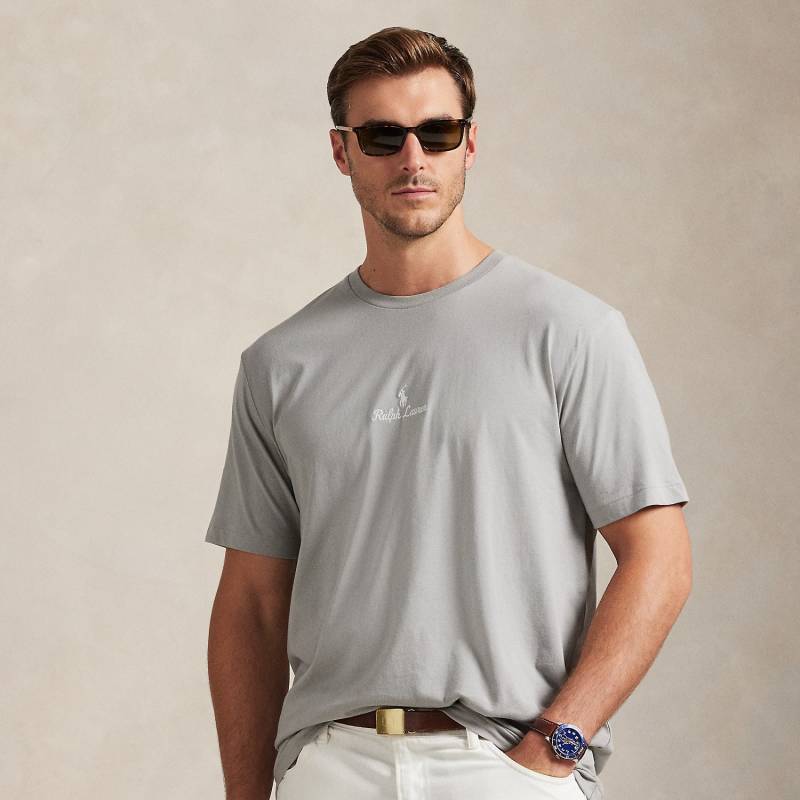 Große Größen - Jersey-T-Shirt mit Logo von Big & Tall