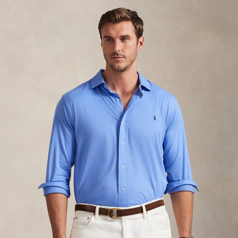 Große Größen - Jerseyhemd mit gespreiztem Kragen von Big & Tall