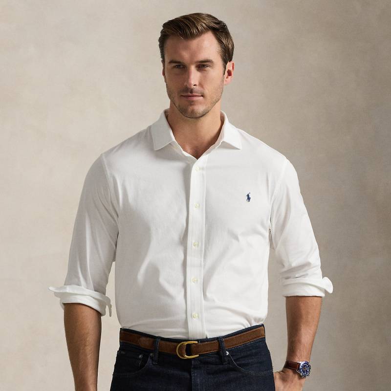 Große Größen - Jerseyhemd mit gespreiztem Kragen von Big & Tall