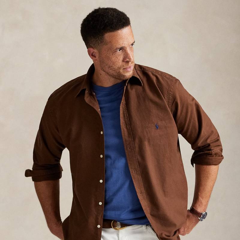 Große Größen - Konfektioniert gefärbtes Oxfordhemd von Big & Tall