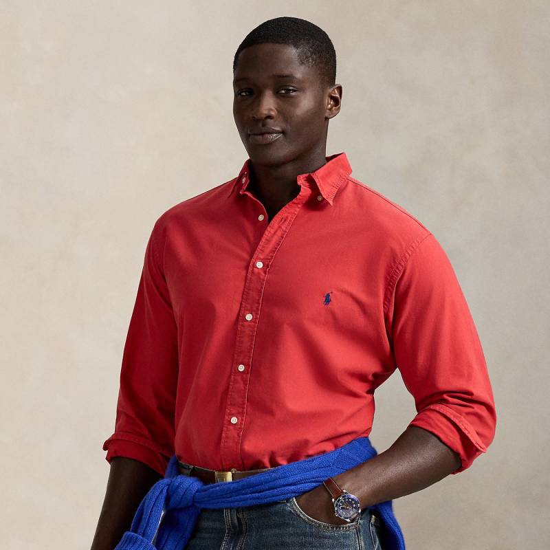 Große Größen - Konfektioniert gefärbtes Oxfordhemd von Big & Tall