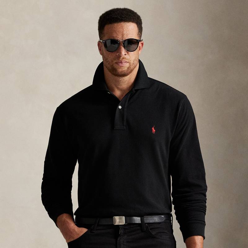 Große Größen - Langärmliges Piqué-Poloshirt Große Größen - Langärmliges Piqué-Poloshirt von Big & Tall