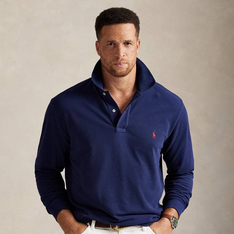 Große Größen - Langärmliges Piqué-Poloshirt Große Größen - Langärmliges Piqué-Poloshirt von Big & Tall