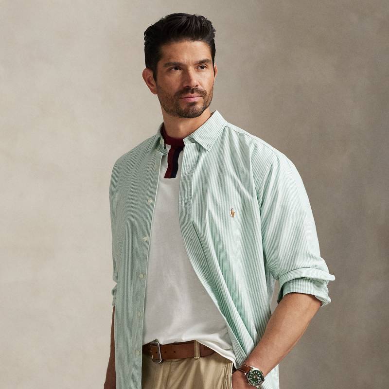 Große Größen - Oxfordhemd mit Streifen von Big & Tall