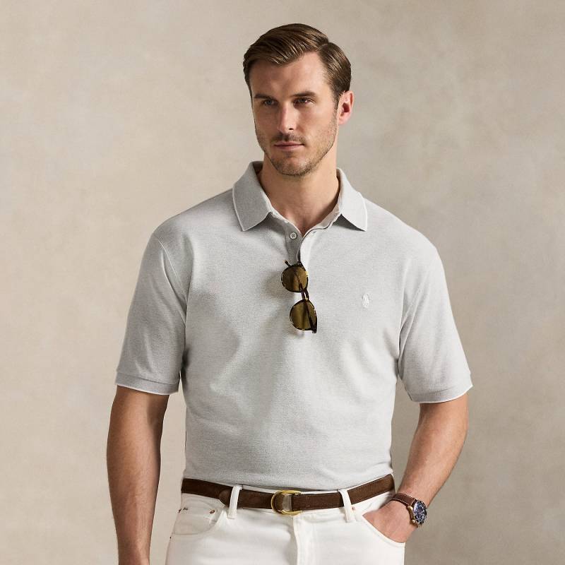 Große Größen - Poloshirt aus Stretch-Oxford-Piqué von Big & Tall