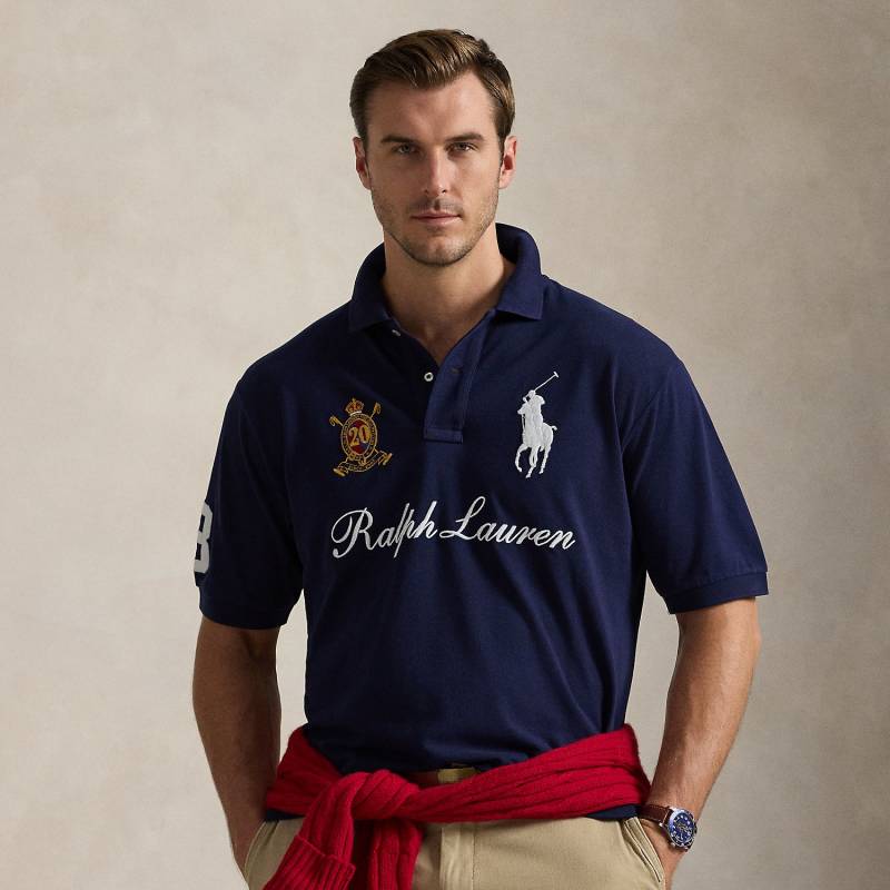 Große Größen - Poloshirt mit Jubiläumswappen von Big & Tall