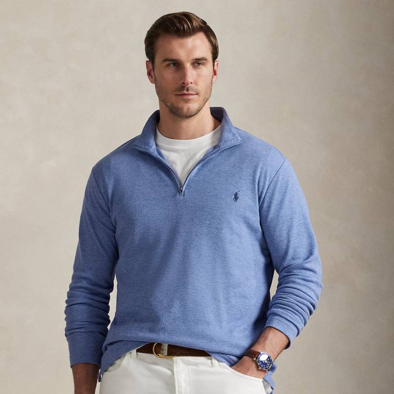 Große Größen - Pullover mit Viertelreißverschluss von Big & Tall