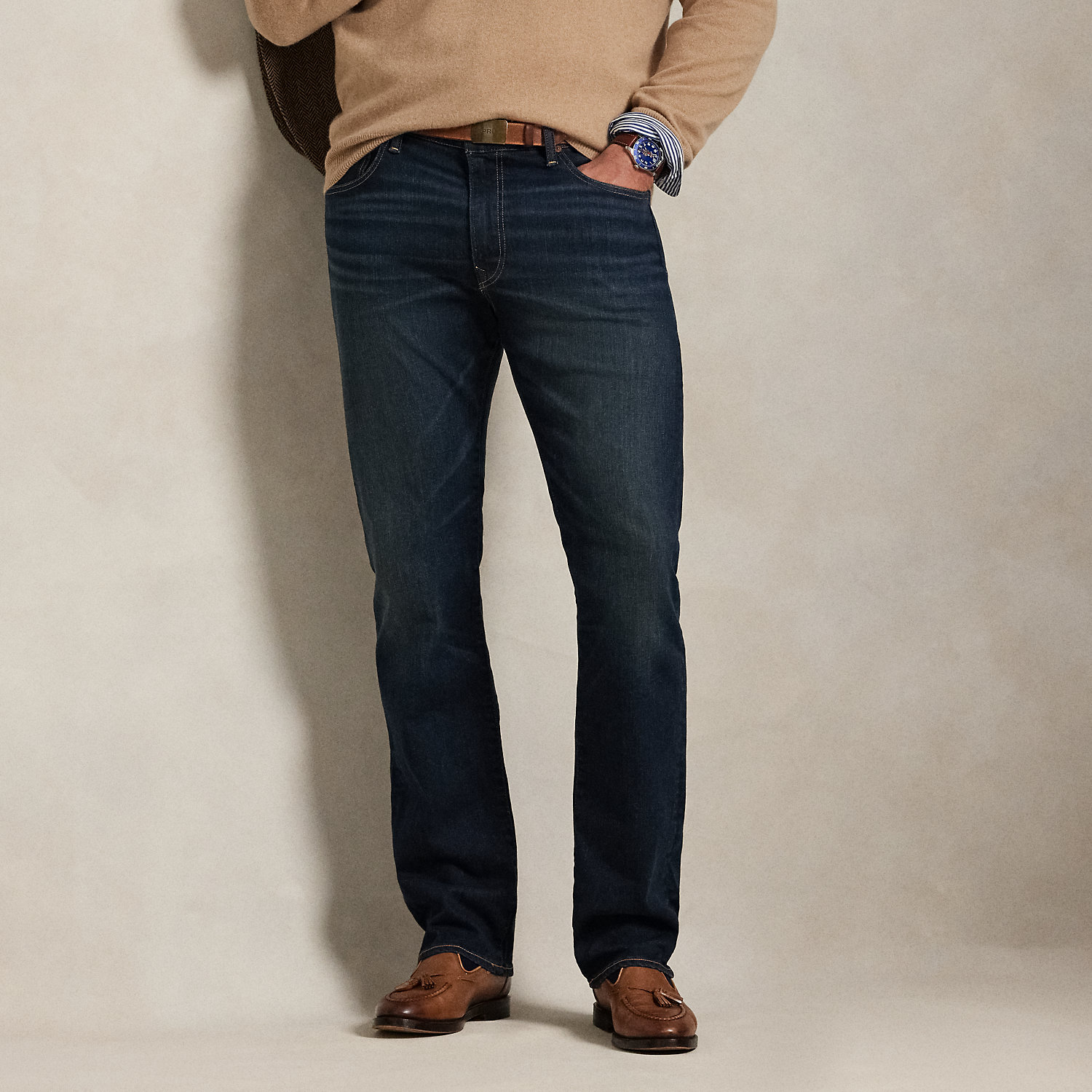 Große Größen - Straight-Fit Jeans Hampton mit Polo Pony von Big & Tall