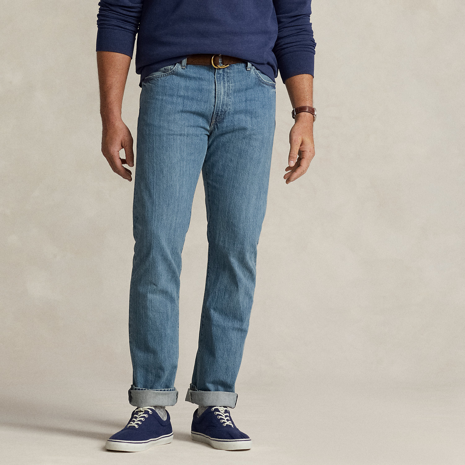 Große Größen - Relaxed-Straight-Fit Jeans Hampton von Big & Tall