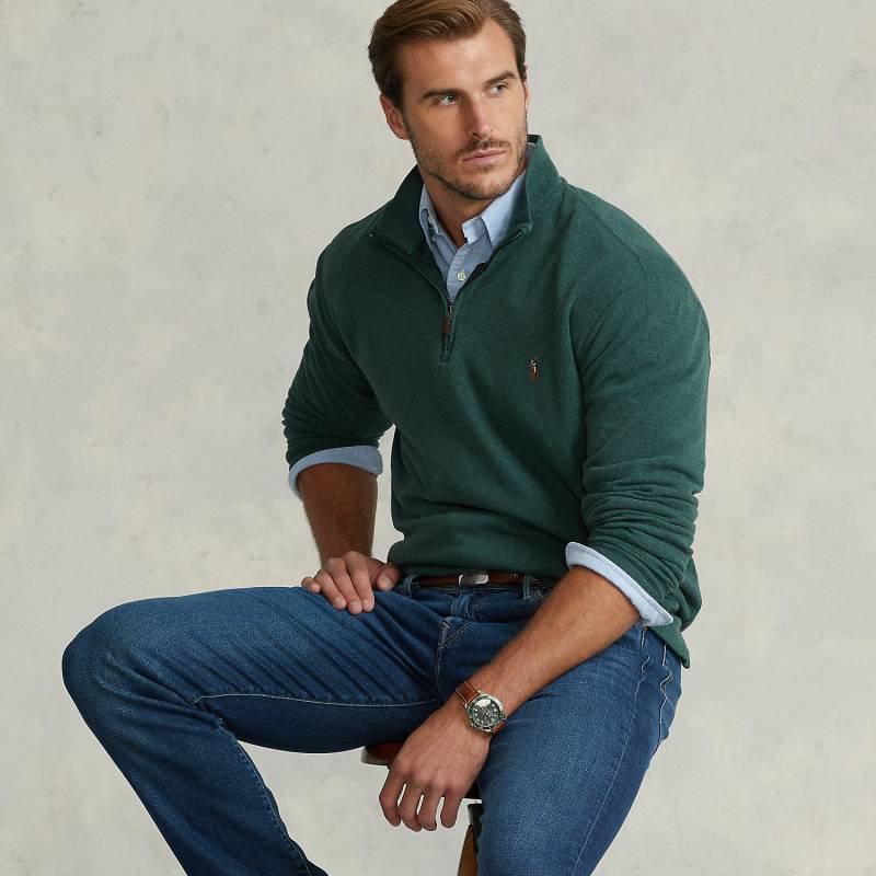 Große Größen - Rippenpullover mit Reißverschluss Große Größen - Rippenpullover mit Reißverschluss von Big & Tall