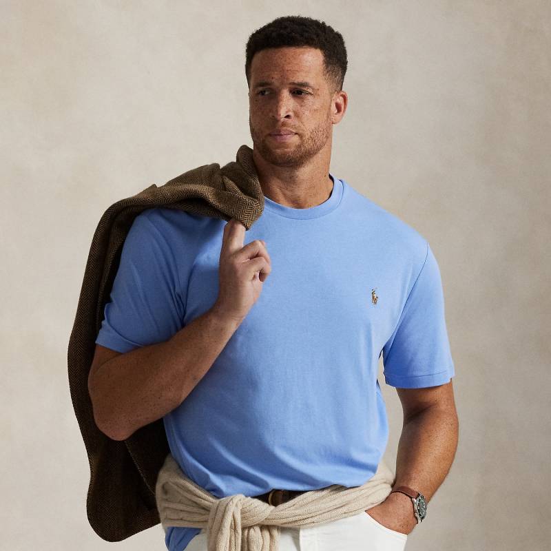 Große Größen - Rundhals-T-Shirt aus weicher Baumwolle von Big & Tall