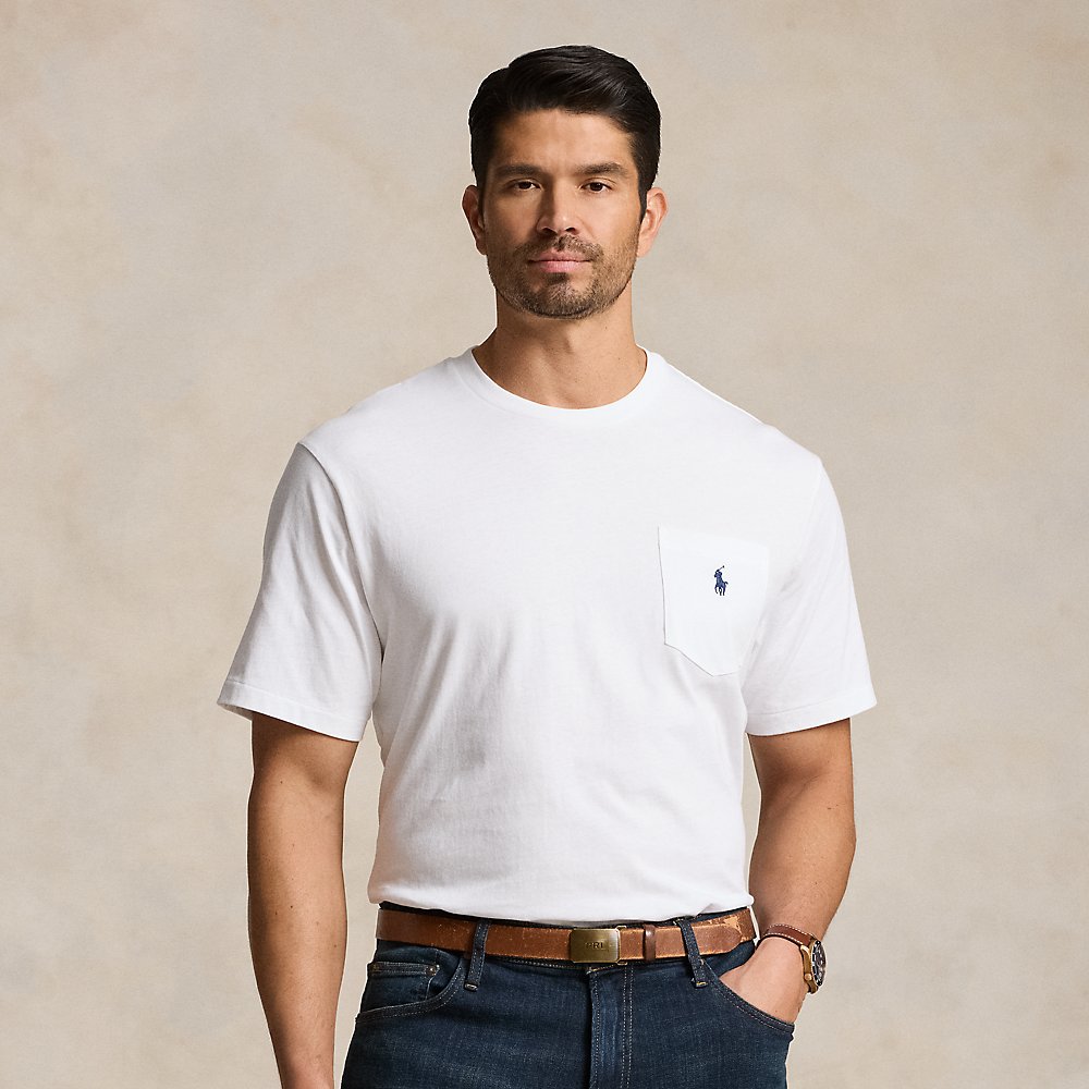 Große Größen - Classic-Fit T-Shirt mit Tasche von Big & Tall