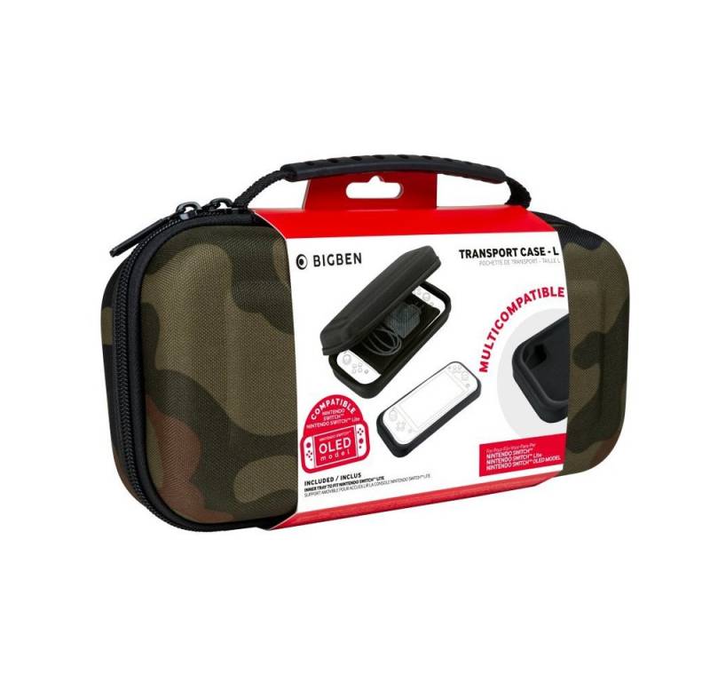 BigBen Spielekonsolen-Tasche Switch Transport Case, Camo Green BigBen Spielekonsolen-Tasche Switch Transport Case, Camo Green von BigBen