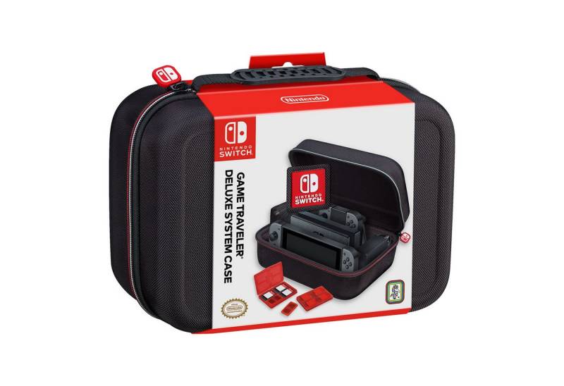 BigBen Tragetasche Deluxe Case NNS61, Deluxe Transporttasche für Switch, Switch Lite, Switch OLED-Modell von BigBen