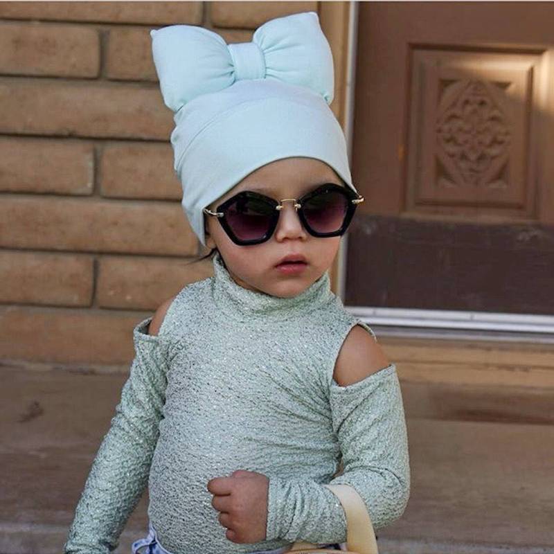 Beanie Schleife in Mint Farbe von BigBowBow