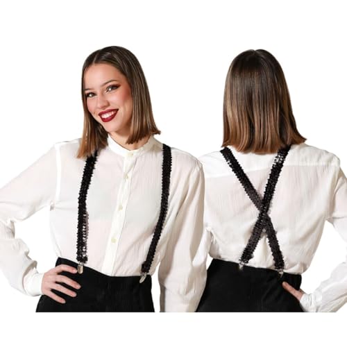 BigBuy Carnival Schwarze Hosenträger von BigBuy Carnival
