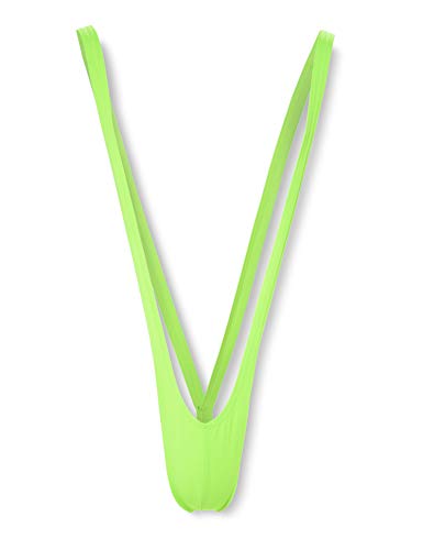 Herrenbadeanzug Mankini Scherzartikel Junggesellenabschied Erotik Schwimmen Swimming Pool, Grün, von Out of the blue