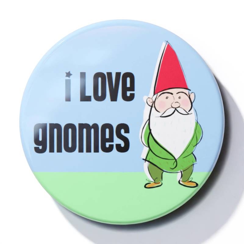 I Love Wichtel - Pin Anstecker I Love Wichtel - Pin Anstecker von BigCheeseBadges