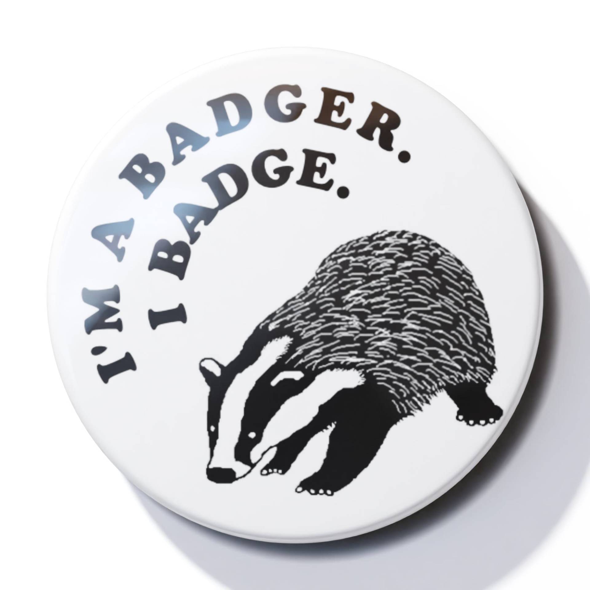 Ich Bin Ein Dachs. I Badge - Pin Anstecker Ich Bin Ein Dachs. I Badge - Pin Anstecker von BigCheeseBadges