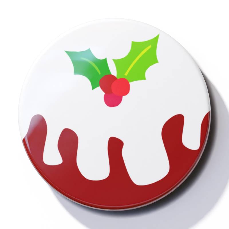 Weihnachtspudding - Anstecker Weihnachtspudding - Anstecker von BigCheeseBadges