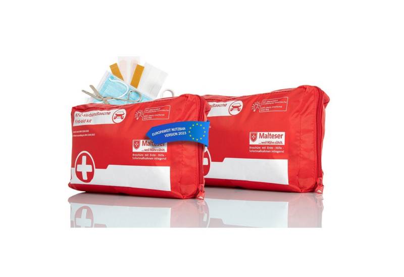 BigDean KFZ-Verbandtasche 2x Verbandtasche Verbandstasche rot DIN 13164:2022 BigDean KFZ-Verbandtasche 2x Verbandtasche Verbandstasche rot DIN 13164:2022 von BigDean