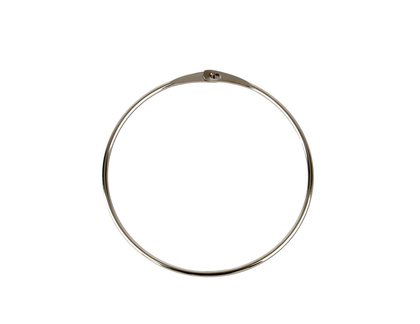 BigDean Schlüsselanhänger Warenring Schlüsselring 150mm mit Schnellverschluss (Set, 1-tlg., XXL Schlüsselring), Schnellverschluss, Retro, Stahl Verzinkt von BigDean