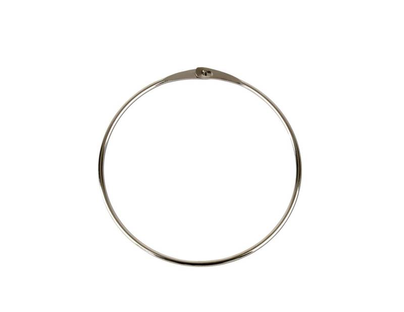 BigDean Schlüsselanhänger Warenring Schlüsselring 150mm mit Schnellverschluss (Set, 1-tlg., XXL Schlüsselring), Schnellverschluss, Retro, Stahl Verzinkt von BigDean