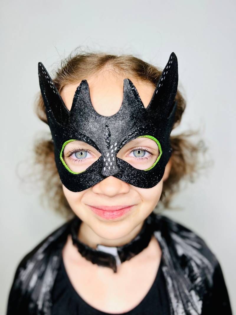 Drachen Maske - Inspiriert Von Ohnezahn Drachenzähmen Leicht Gemacht Halloween Purim Karneval von BigImaginationDesign