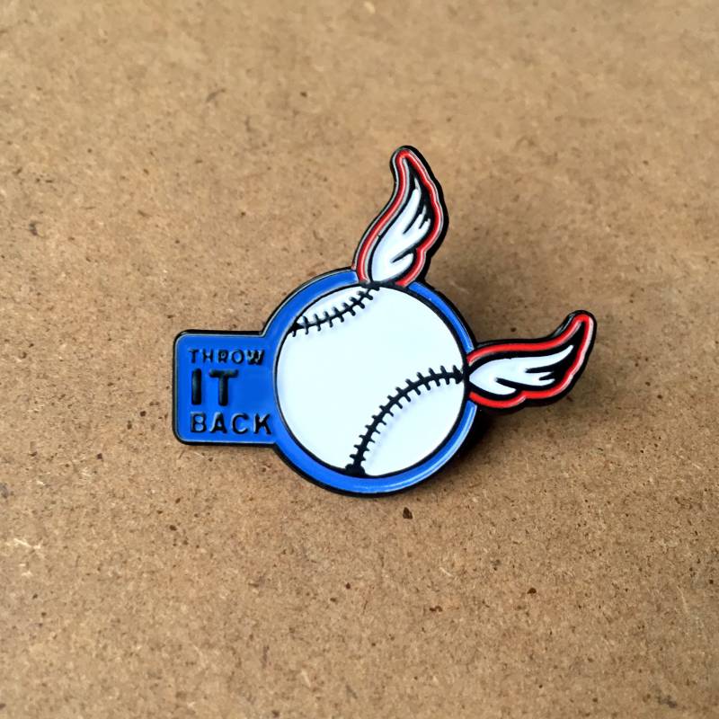 Chicago Cubs Emaille Pin Werfen Sie Es Zurück - Wrigley Field Fan Geschenk, Geschenk von BigLeaguePins