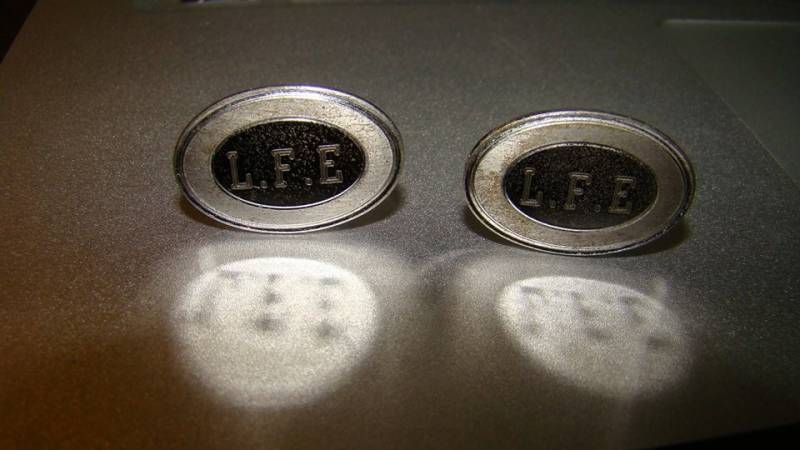 Vintage 925 Sterling Silber Manschettenknöpfe von BigLouAntiqueGems