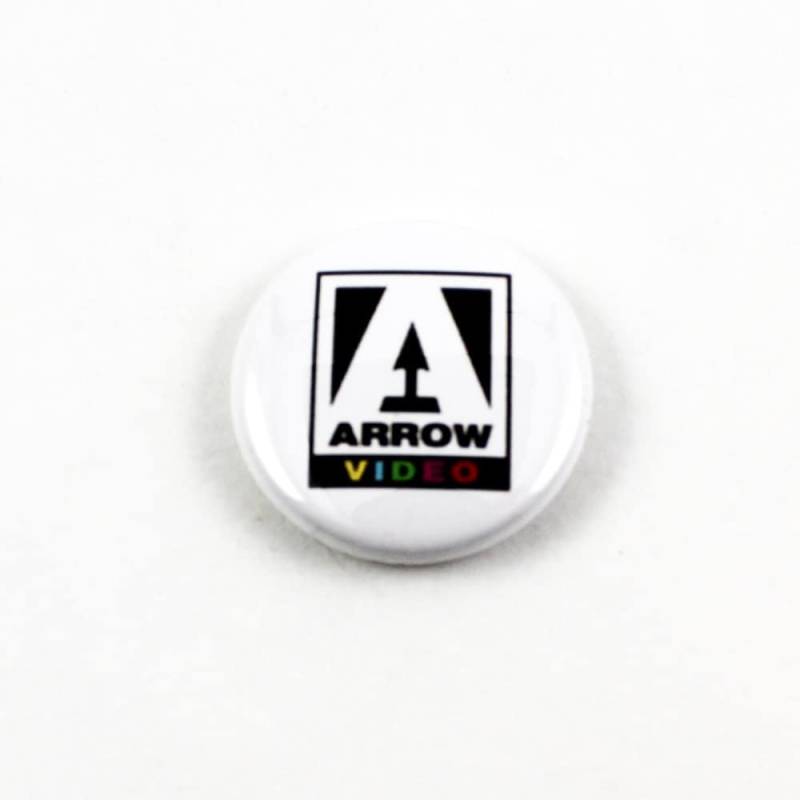 Pfeil Video Logo | 1 Zoll Pinback Button Dvd Sammler Pride Dezente Anstecknadel von BigMeanPunk