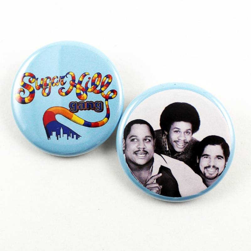 Sugar Hill Gang | 2 1/4 Zoll Pinback Button Set Old School Hip Hop & Rap von BigMeanPunk