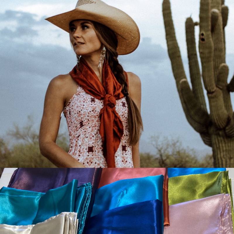 Wild Rags Satin Charmeuse Cowboy Halstücher von BigSkyWildRags