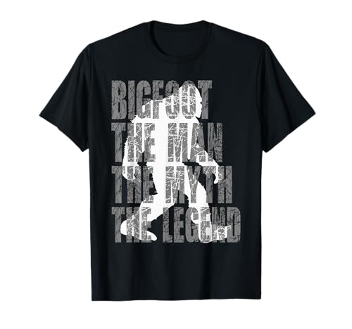 Bigfoot The Man The Myth The Legend Sasquatch Humor Funny T-Shirt Bigfoot The Man The Myth The Legend Sasquatch Humor Funny T-Shirt von Bigfoot and designsanddesigns