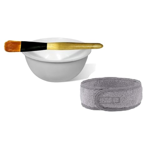 Bigwheels Set aus verstellbaren Gesichtsbändern für Damen und Herren, mit Gesichtsmaske, Schale, dickes Holzpinsel-Set Bigwheels Set aus verstellbaren Gesichtsbändern für Damen und Herren, mit Gesichtsmaske, Schale, dickes Holzpinsel-Set von Bigwheels
