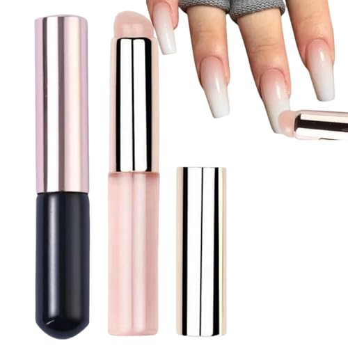 Silikon-Nagelpinsel, Nagelkunst-Pinsel, Nagelkunst-Renderwerkzeuge, weicher Silikagel-Applikator, Nagelkunst-DIY-Dekorationswerkzeug, Nagelpinsel, abgeschrägter Kopf, Nagelkunst-Farbverlaufs-Malpinsel von BigyQiu
